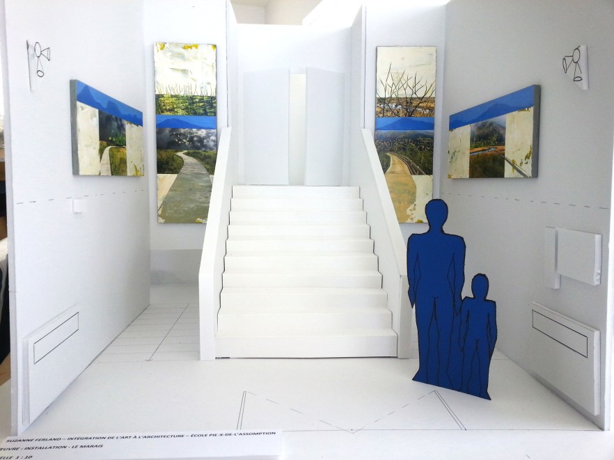 Maquette - Projet 1%- École Pie-X, Sherbrooke